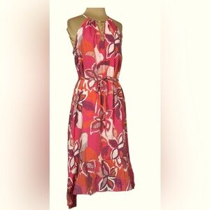 NWT Mlle Gabrielle Floral Print Sleeveless Dress